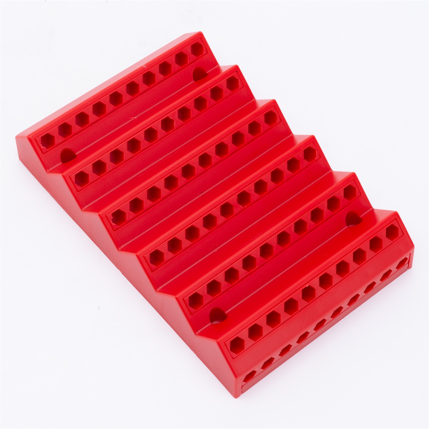 70 Slot Hex Bit Holder Organizer เจาะ Bit Storage เครื่องตัดเจาะ 1/4 นิ้ว Hex ไขควง Bit Organizer