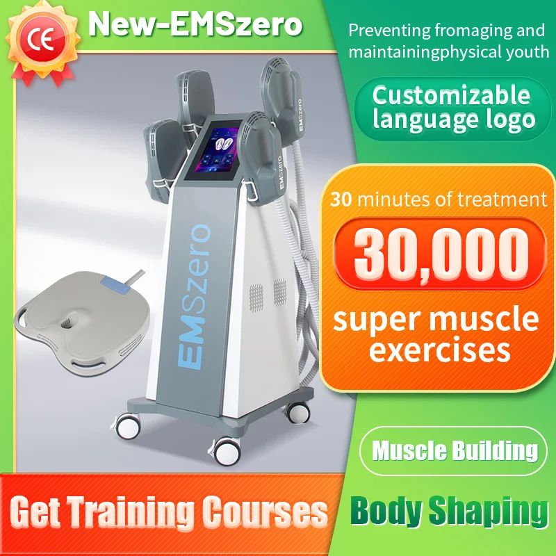 Máquina profesional EMSzero RF 2025 EMSzero máquina para esculpir el cuerpo EMS quema de grasa EMS Estimulador muscular adelgazante 15 Tes