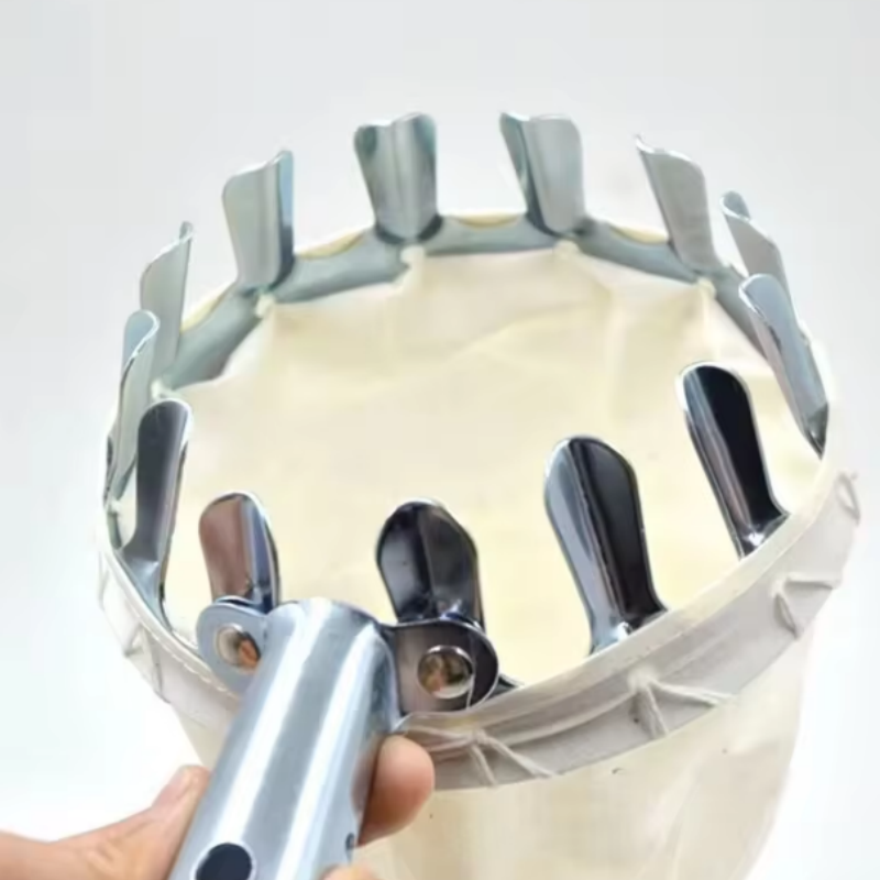 1pc Fruit Picker Tool, Metal Cherry Picker Tool, Fruit Picker Basket Head,Fruit Harvester Attachment Garden Hardware Tools