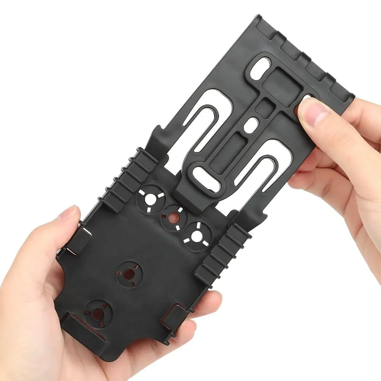 ใหม่ยุทธวิธีโลหะ Modular ปืนพก Holster อะแดปเตอร์ QLS แพลตฟอร์ม Holster Drop ขา Band การล่าสัตว์ Airsoft Quick ดึงวาด