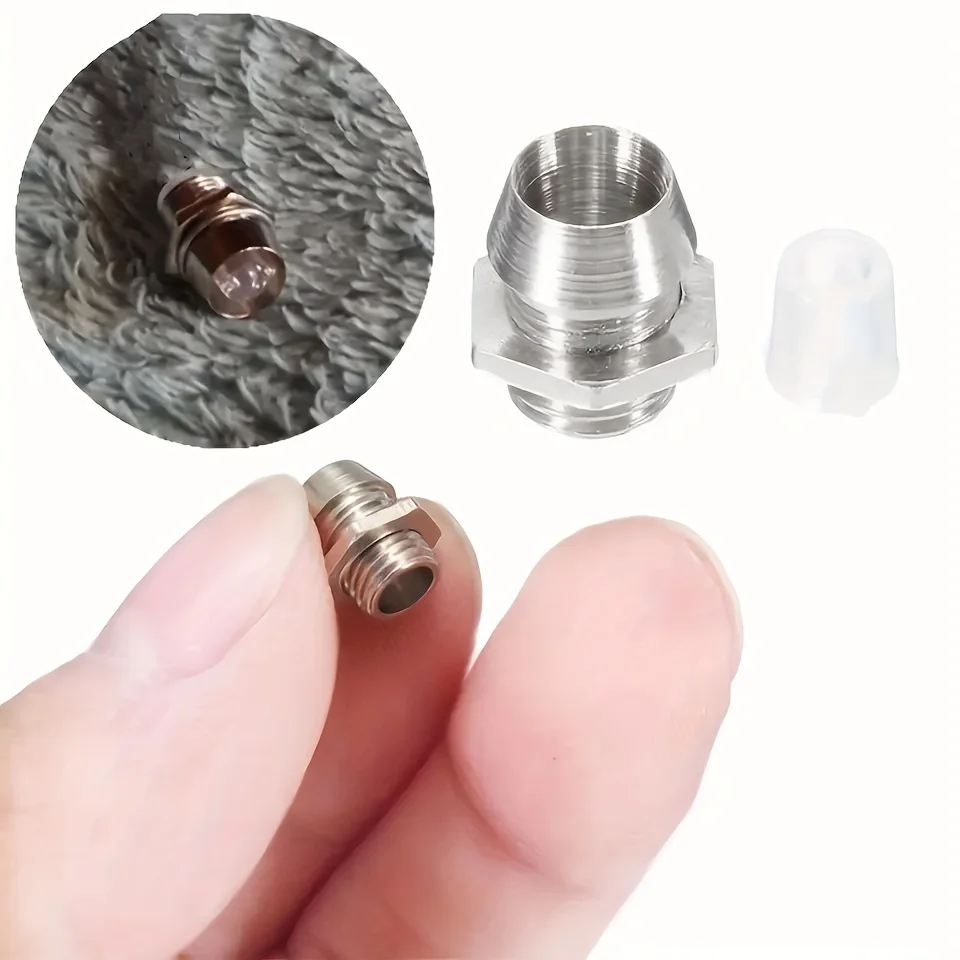 10 uds/50 Uds 3mm 5mm soporte LED abrazadera bisel soporte de lámpara LED cubierta Metal plateado níquel pantalla Blub Cup Shell