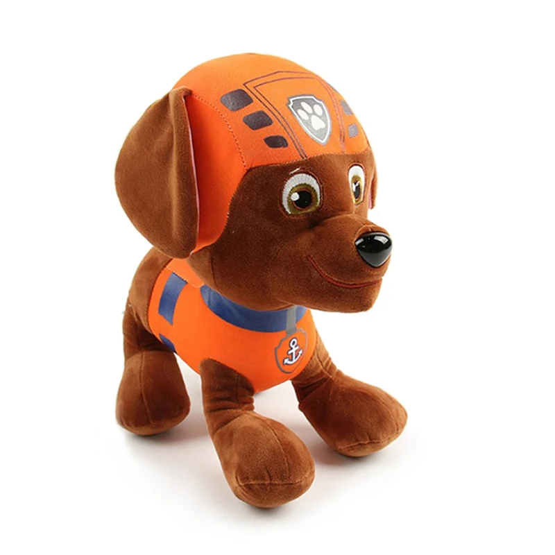 Paw Patrol Plush ของเล่น Action Figure Ryder Marshal Zuma Everest การ์ตูนรุ่น 2 ท่าทาง Plush ของเล่นเด็กวันเกิด Party Gif