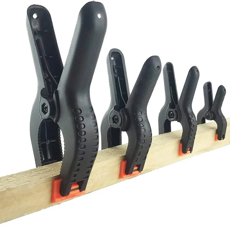 6/10 pçs clipe de mola diy ferramentas para trabalhar madeira 2 polegada plástico náilon clipe primavera em forma de a clipe fotografia fundo clipe fixo