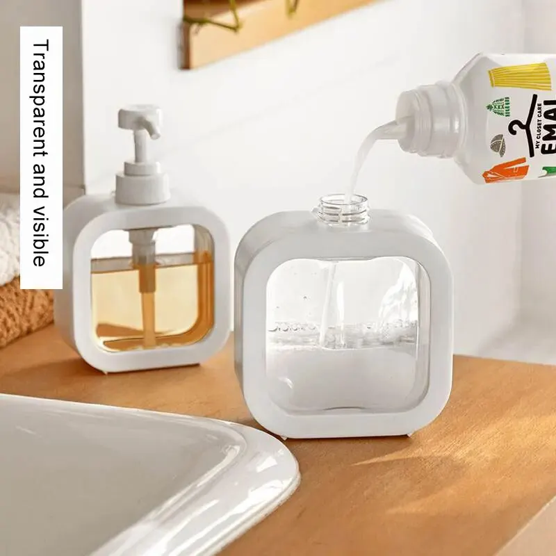 1 szt. Pusta butelka o dużej pojemności Butelka dozująca detergent do prania i butelka dozująca detergent w żelu pod prysznic