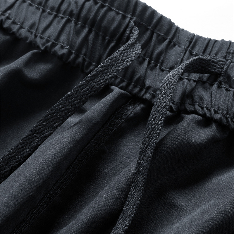 Pantalones cortos deportivos de secado rápido para hombre, pantalón informal de entrenamiento fino, a la moda, talla grande 7XL 8XL, verano, 3/4