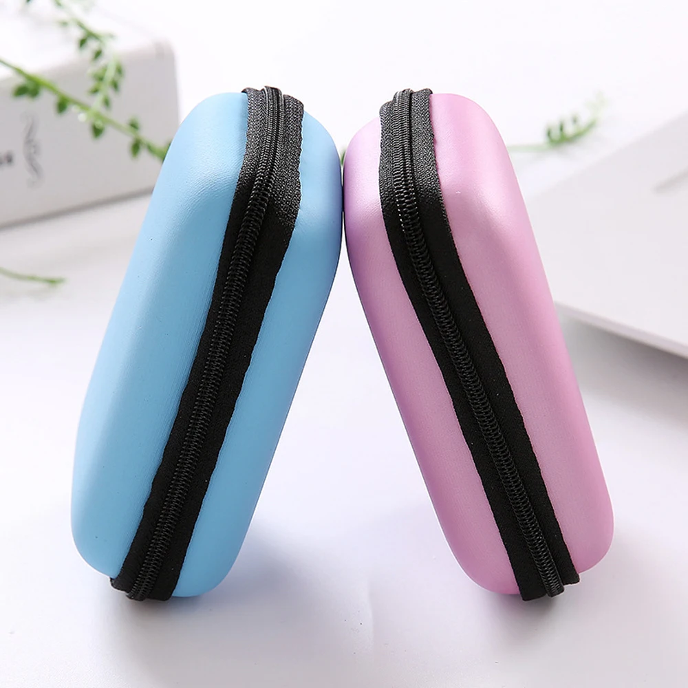 Custodia per cavo dati portatile Custodia per auricolari con cerniera impermeabile Scatola protettiva universale in EVA per borsa per scheda di memoria per monete USB