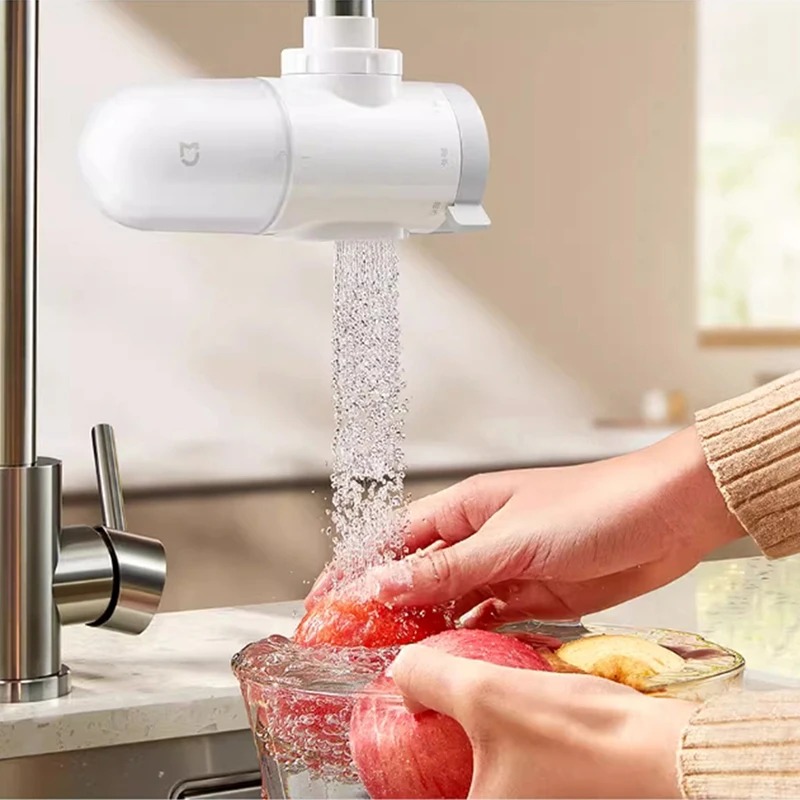 2024 New XIAOMI Mijia Faucet Water Purifier 2 Household Kitchen Tap Visible Water Filter Activated Carbon Percolator System