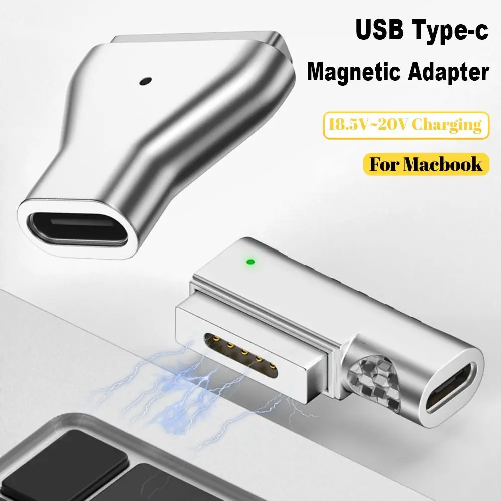 Typ-C auf Magsafe 2, magnetischer USB-C-Adapter-Anschluss, Laptop-PD-Schnellladestecker, Konverter-Anschluss für MacBook Air/Pro