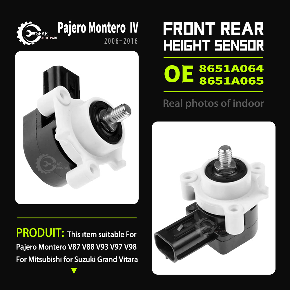 Новый передний и задний датчик высоты 8651A064 8651A065 подходит для Mitsubishi Pajero Montero 4 IV 2007-2016