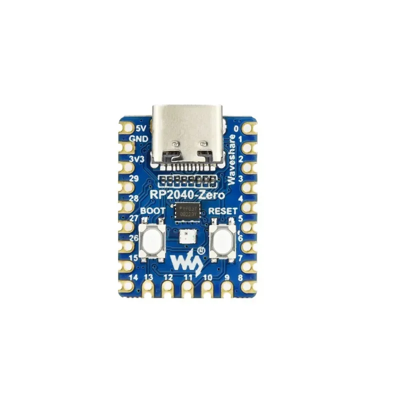 RP2040-Zero, a Pico-like MCU Board Based on Raspberry Pi MCU RP2040, Mini ver.