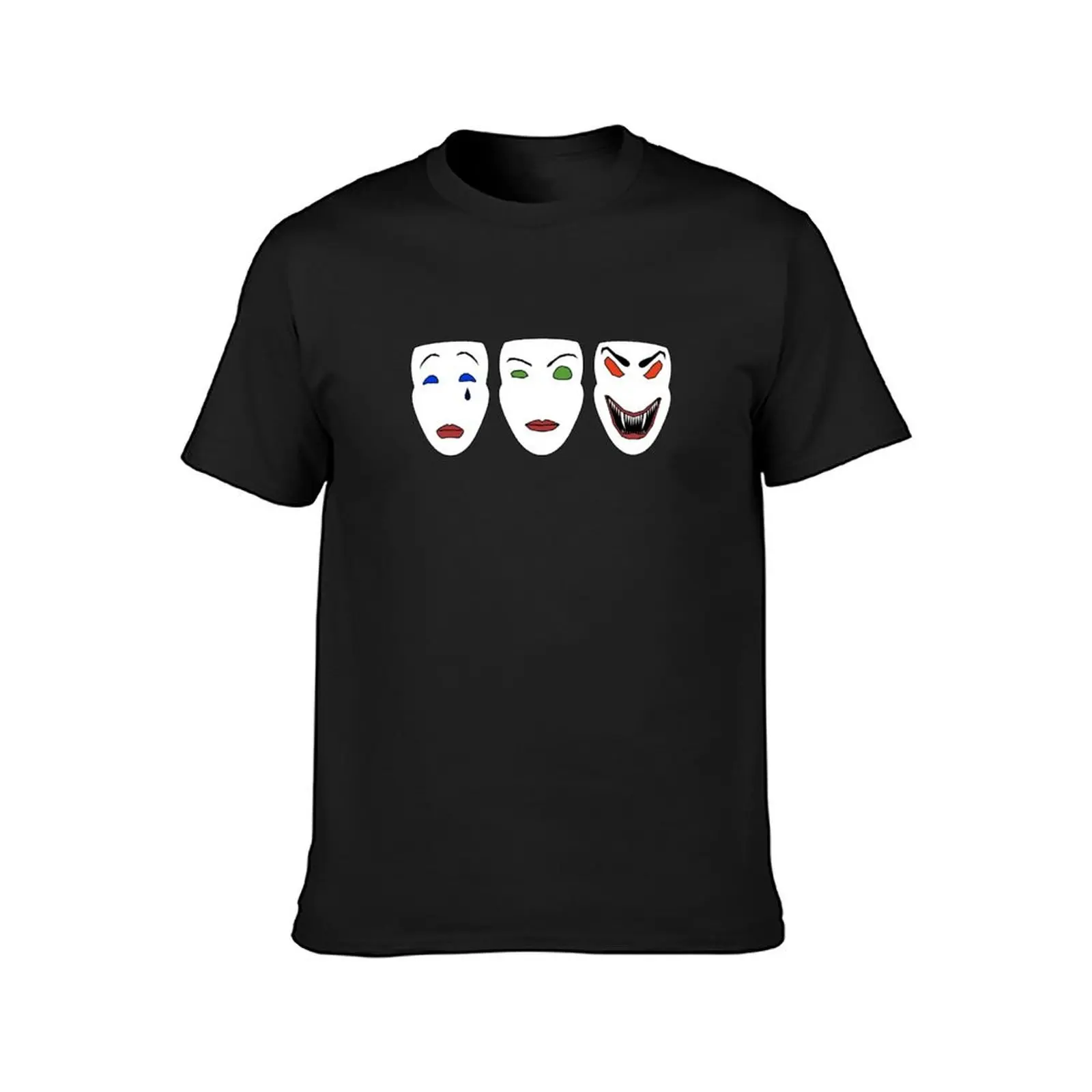 T-Shirt wajah Hexadecimal t-shirt hippie baju pria T-Shirt lucu atasan baju lucu Kaos Oblong pria vintage