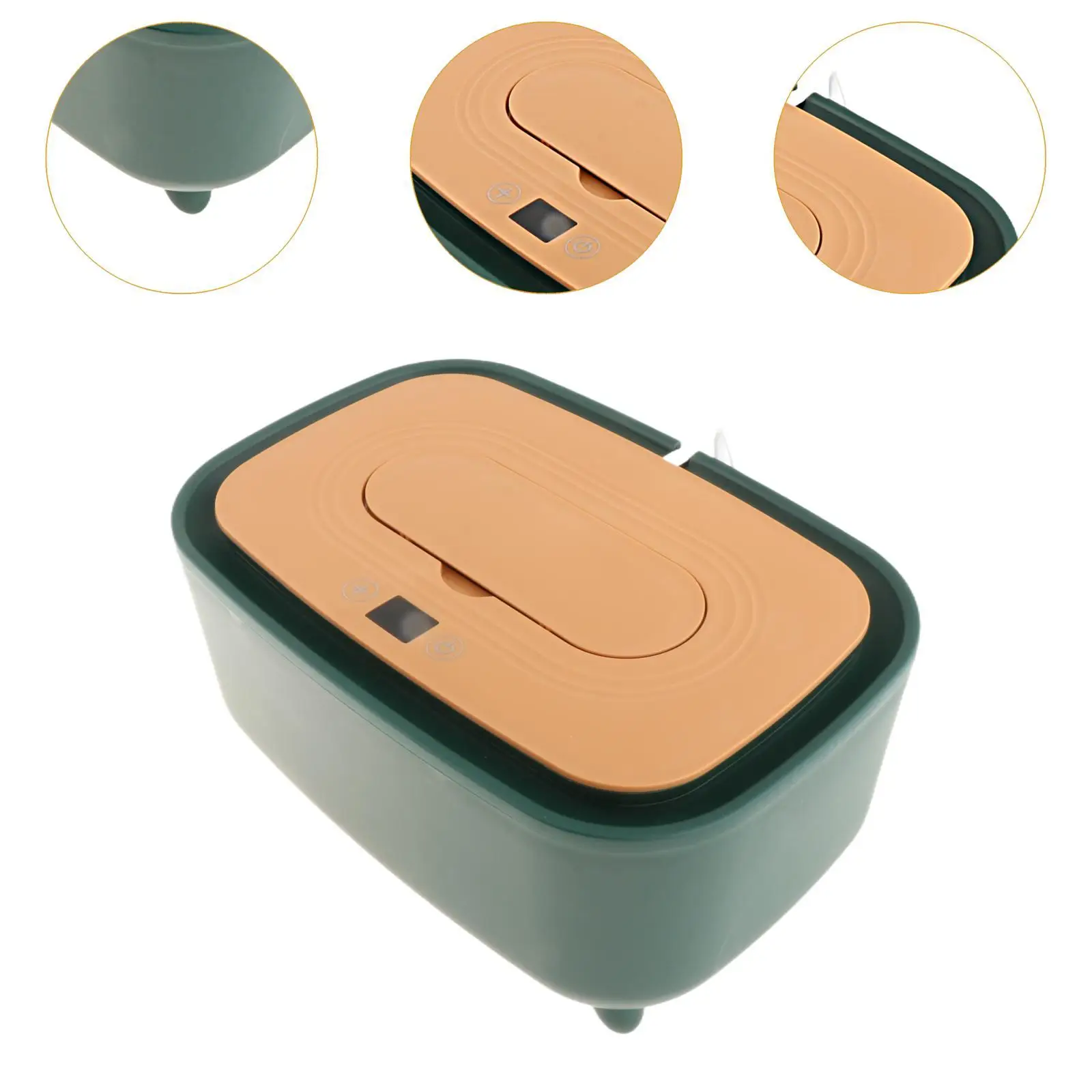 Baby Wipe Warmer Digital Display Warms Quickly Large Capacity Baby Wet Wipe Dispenser Wipe Heater, for Wet Tissue Traveling