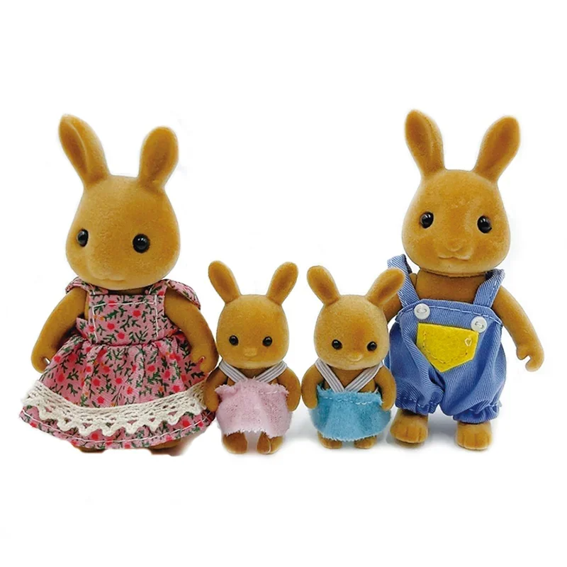 Famille d'animaux de la forêt 1_12 Accessoires pour maison de poupée Mini_yythk