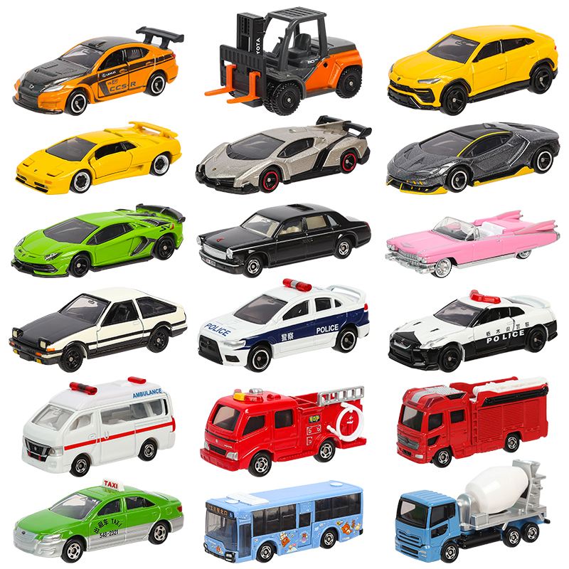 Tomica-Mini Diecast Alloy Car Model, Metal Veículos Esportivos, Vários Estilos, Presentes para Crianças, Hobby Collection