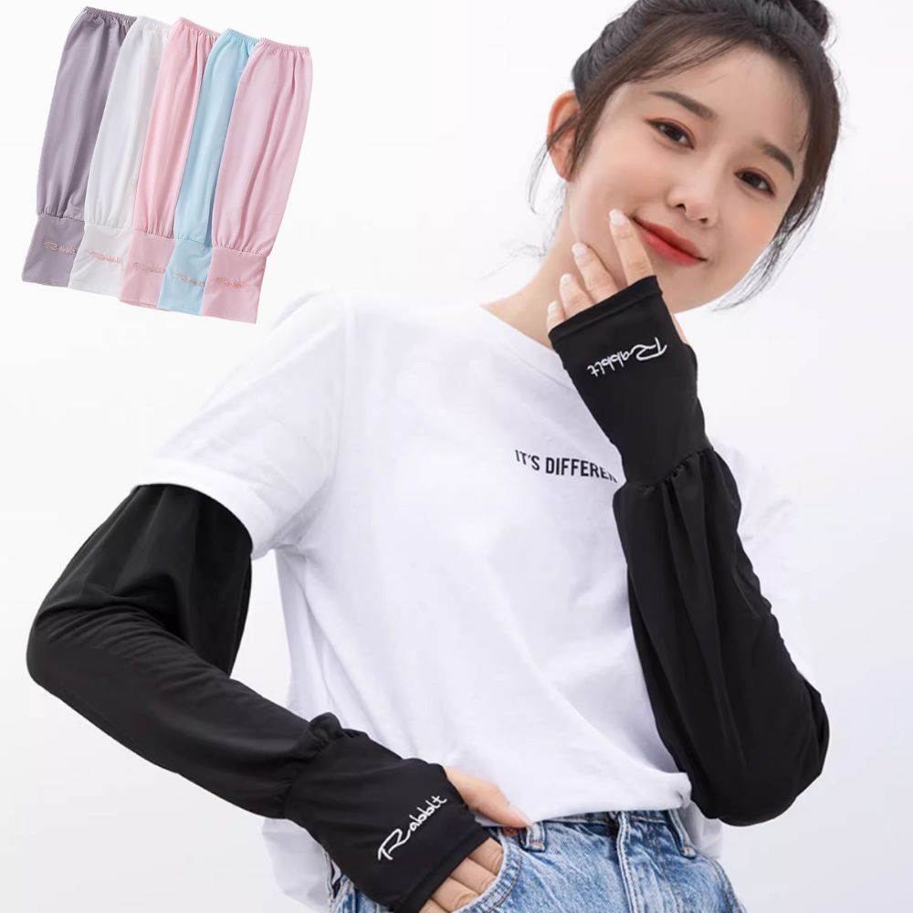 男性と女性のためのアームスリーブ、アンチサン保護、UV保護、クール、サイクリング、ランニング、サイクリング、運転、夏、1ペア