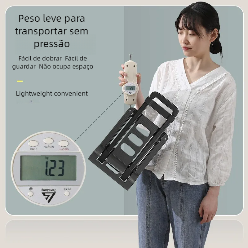 Pequenos carrinhos de mão dobráveis domésticos Reboque portátil de manuseio de cargas Carrinho de bagagem de compras Ferramentas de manuseio de materiais