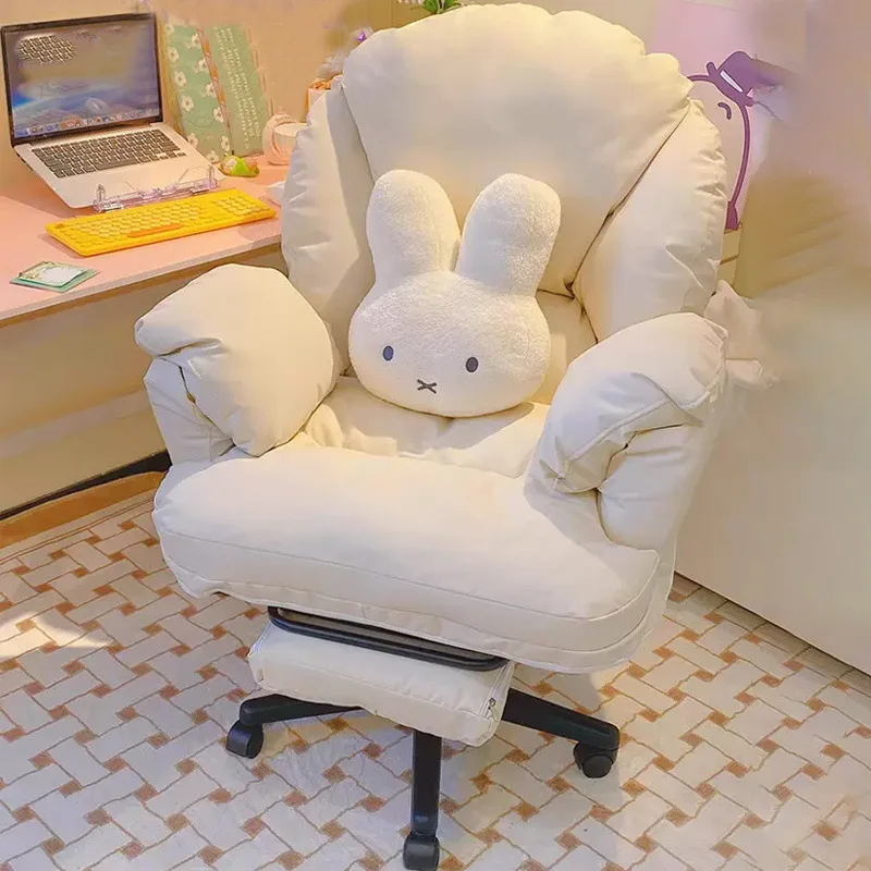 Realife Home Lazyเก้าอี้คอมพิวเตอร์สบายอยู่ประจําคอมพิวเตอร์โซฟาเก้าอี้หนังสือโต๊ะและเก้าอี้นั่งนอนกลับเก้าอี้ 2025 ใหม่