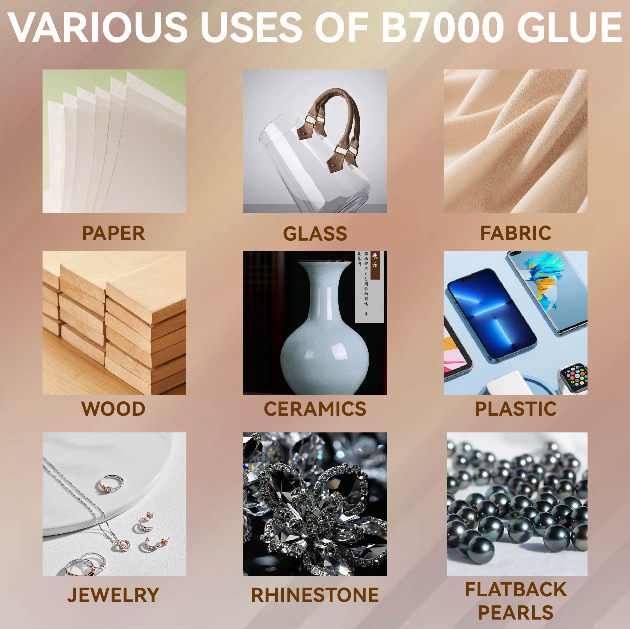 Bulaien-Colle pour réparation d'écran LCD de téléphone portable, adhésif électronique, multifonction, bricolage, T8000