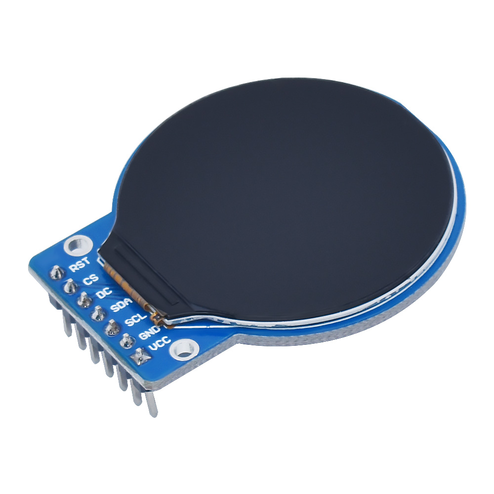 1,28-calowy kolorowy wyświetlacz TFT LCD HD IPS Moduł 1,28-calowy okrągły ekran LED RGB 240*240 GC9A01 Napęd SPI Interfejs Adapter Płytka PCB