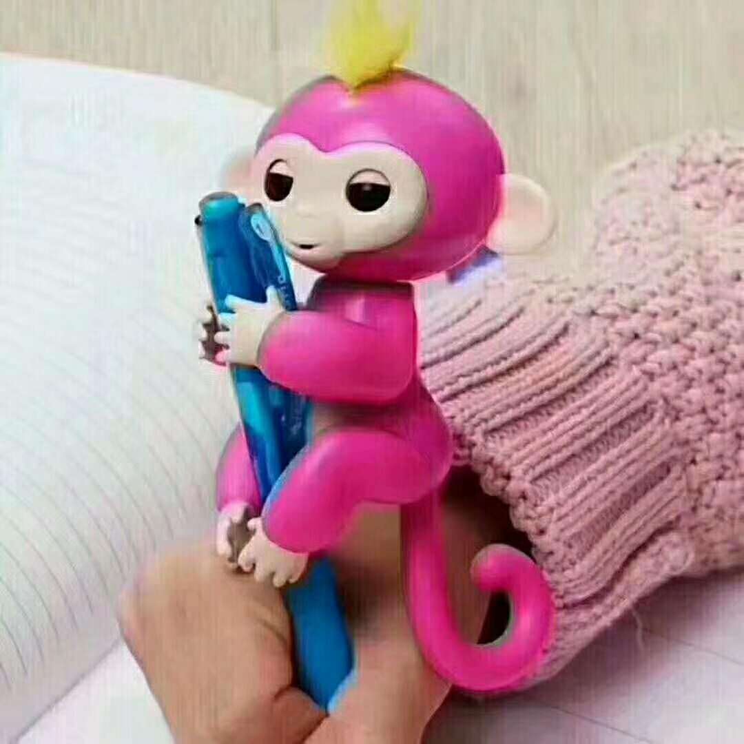 Jouet Interactif pour Animaux de Compagnie, Singe, Bébé, Intelligent, Modèle d'Action Électrique, Cadeau pour les Instituts Soulignés