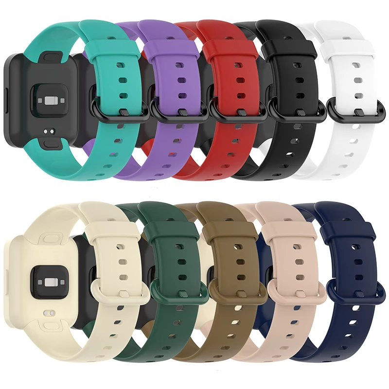 สายซิลิโคนสําหรับ Redmi Watch 2 2lite POCO นาฬิกาสมาร์ทวอท์ชอุปกรณ์เสริมสร้อยข้อมือสําหรับ Redmi Watch2 2lite สายคล้อง
