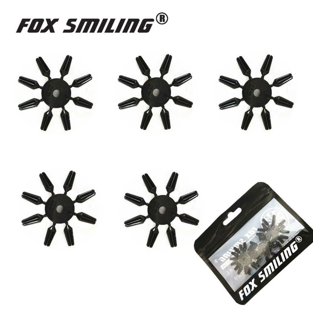 Fox Smiling 80PCS Nylon Dardos Vuelos Protector de alas Accesorios protectores de cola, 1 juego es de 8 piezas