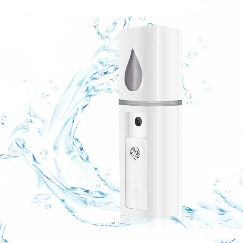 Nano facial vapor névoa spray extensões de cílios limpeza poros água hidratante rosto bonito mini pulverizador portátil