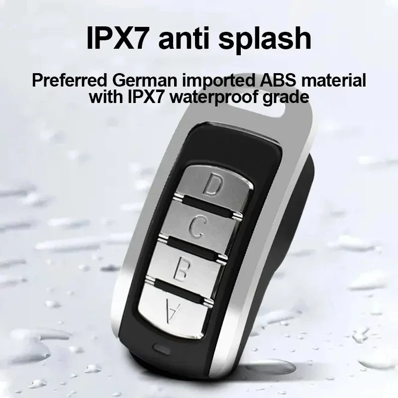 3pcs โรงรถระยะไกลประตูอิเล็กทรอนิกส์ควบคุม 433mhz Gate Key Fob Command มือเครื่องส่งสัญญาณรีโมทคอนโทรลไร้สายของชัตเตอร์ประตู