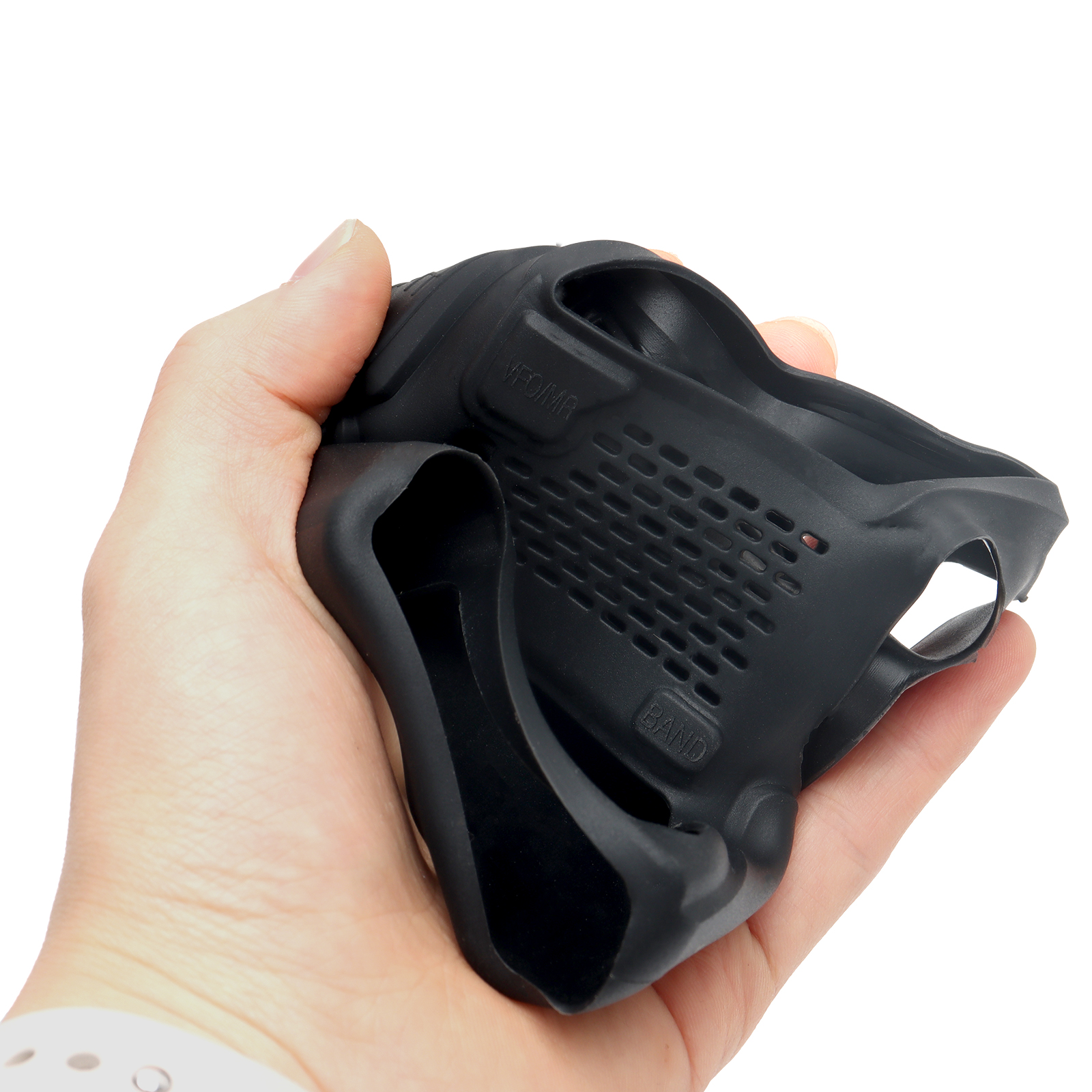 Baofeng UV-5RH pro max walkie talkie capa protetora de borracha caso macio bolsa balck para UV-5RM AR-5RM uv 5rm 5rh ham rádio saco