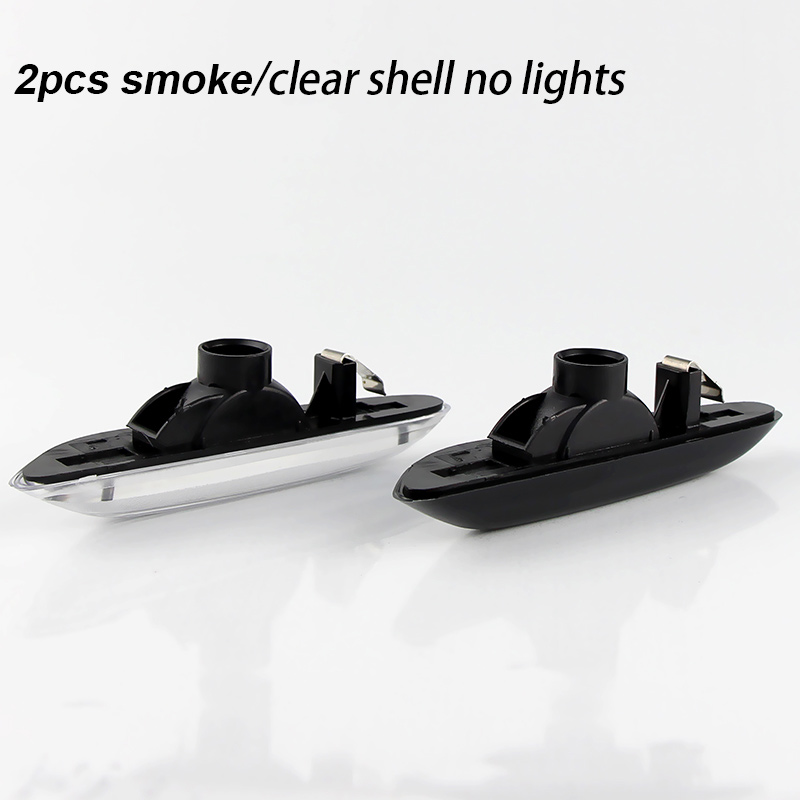 2xДля BMW E81 E82 E87 E88 E90 E91 E92 E93 E60 E61 E83 E84 1 3 5 серии x1 x3 06-11 Боковой габаритный фонарь указателя поворота Прозрачные линзы