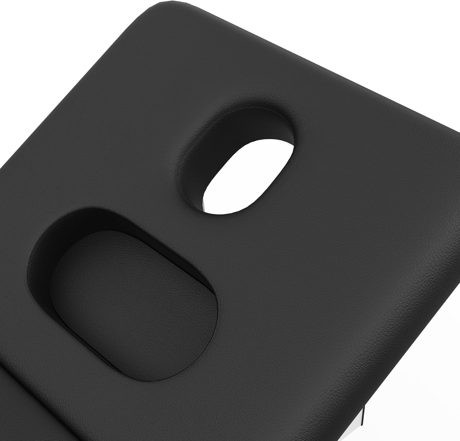 Stationary Massage Table, 75”L 31.5''W Heavy Duty Height Adjustable Esthetician Bed w/Facial Cradle, 800LBS Metal Frame