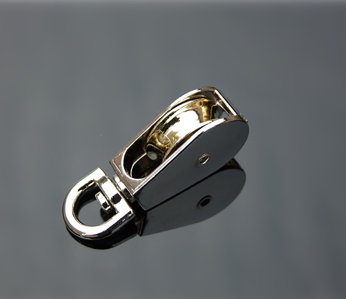 Polia de metal giratória 43/58/86mm, polia de liga de zinco, bloco de coroa e roda de elevação de equipamento, mini polia única/dupla para diy