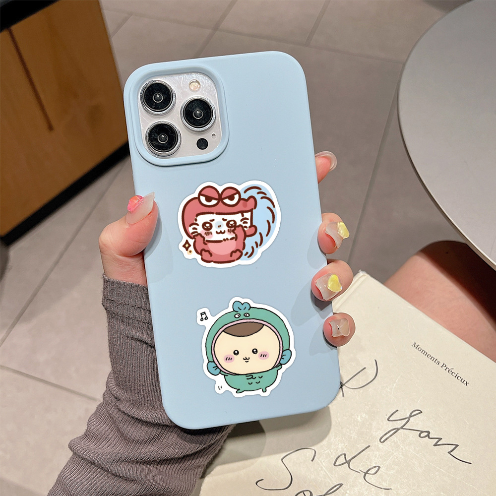64PCS Nette Chiikawa Aufkleber Cartoon Laptop Telefon Snowboard Gepäck Kühlschrank DIY Aufkleber Graffiti Aufkleber Kind Spielzeug Geschenk