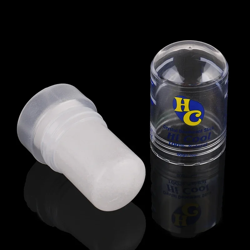Crystal Desodorant Stick para homens e mulheres, Vara antitranspirante, Remoção de axilas, 60g, 3Q131C