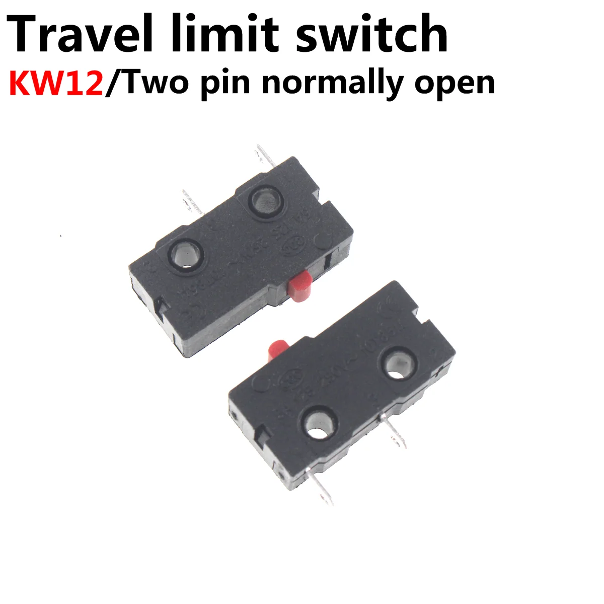 10 Uds KW12 interruptor de límite de carrera botón de contacto KW11-3Z-2 micro interruptor mango recto 3pin 5A 125V250V