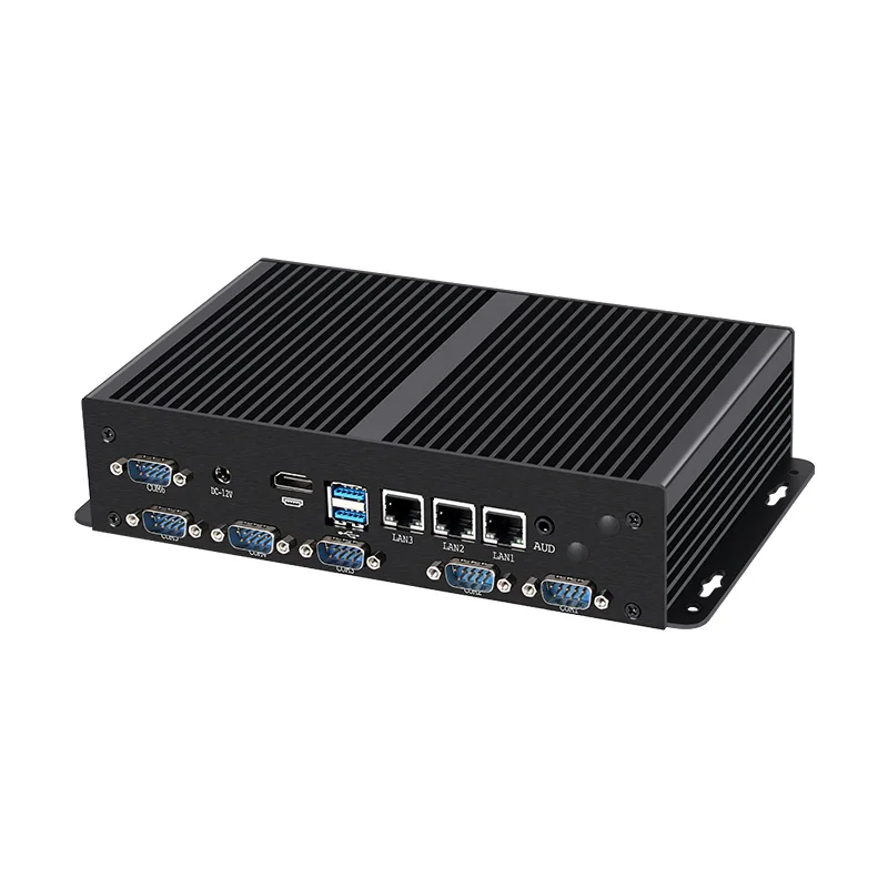 Mini PC IoT sin ventilador, Intel i7-1165G7, i5-1135G7, 6x COM, RS232, RS485, 3x, LAN, ranura SIM, 4G, 5G, WiFi, Win10/11, Linux GPIO, extensión LVDS