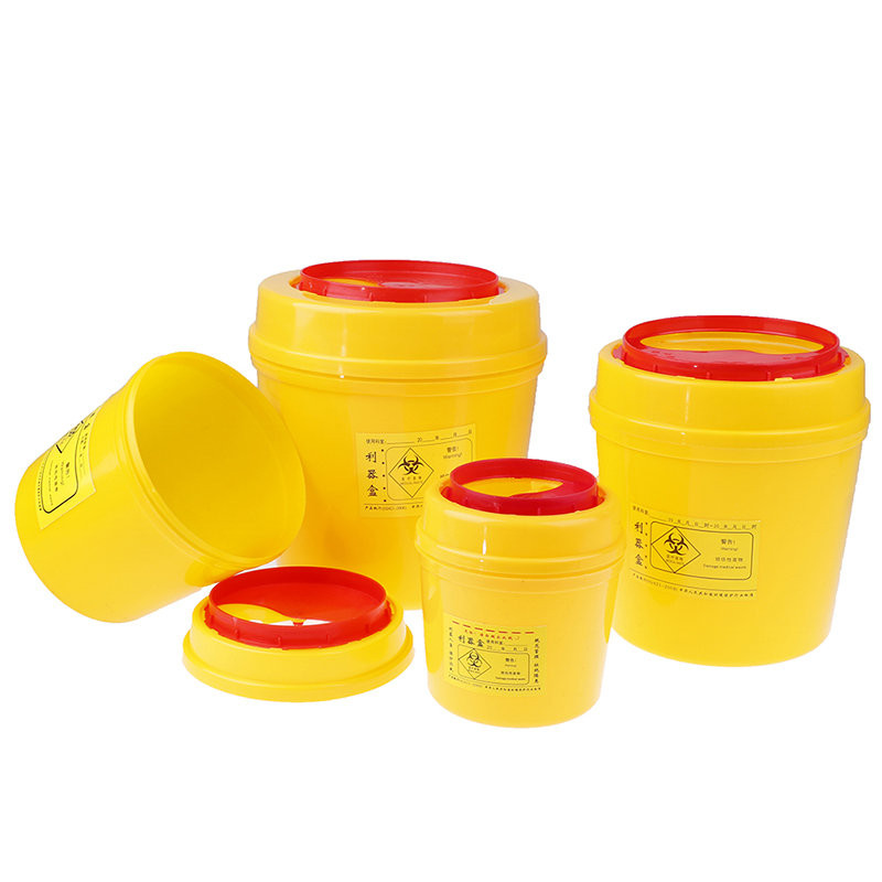 Caja de recogida de desechos Biohazard para tatuajes, contenedor de agujas para perforar y afilar, 1 unidad