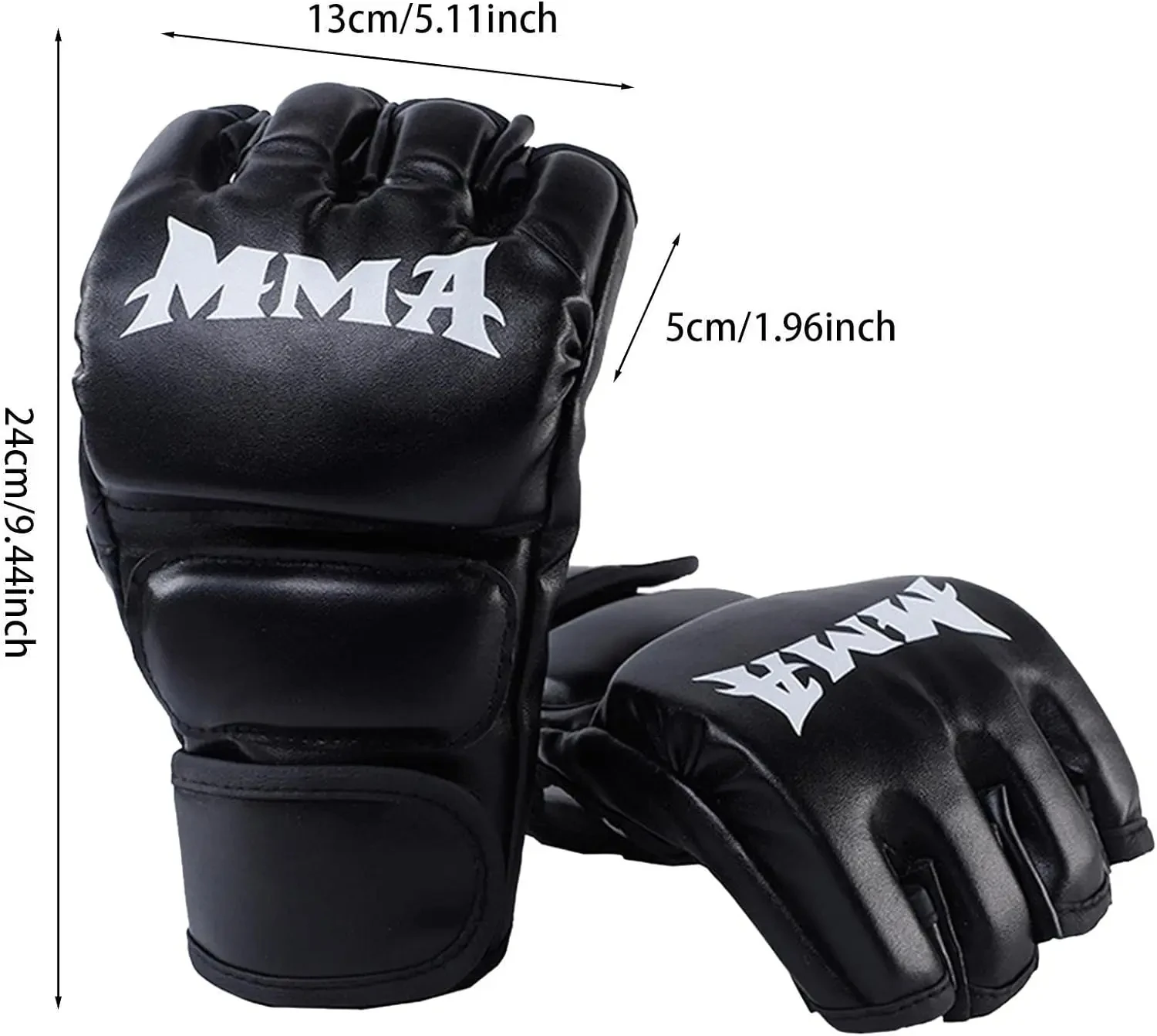 Kick MMA ถุงมือมวยสําหรับผู้ชายผู้หญิง PU คาราเต้มวยไทย Guantes De Boxeo ฟรี MMA Sanda การฝึกอบรมผู้ใหญ่เด็กอุปกรณ์