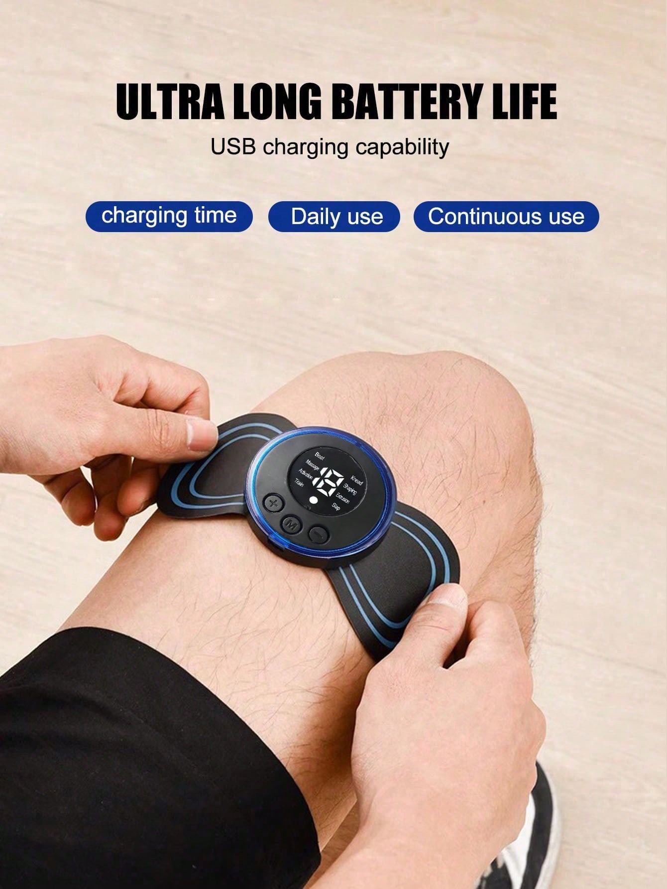 Patch de Massage multifonctionnel méridien masseur Patch de Massage de poche avec Patch d'instrument d'électrothérapie d'impulsion cervicale
