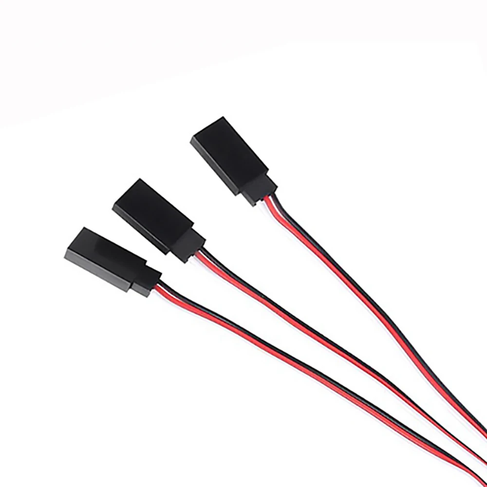 Droyuke 1 Cái 15/30/50Cm 1to1 1to 2 1 Đến 3 1 Đến 4 RC Servo nối Dài Dây Cáp Futaba JR Nam Đến Nữ RC Mô Hình