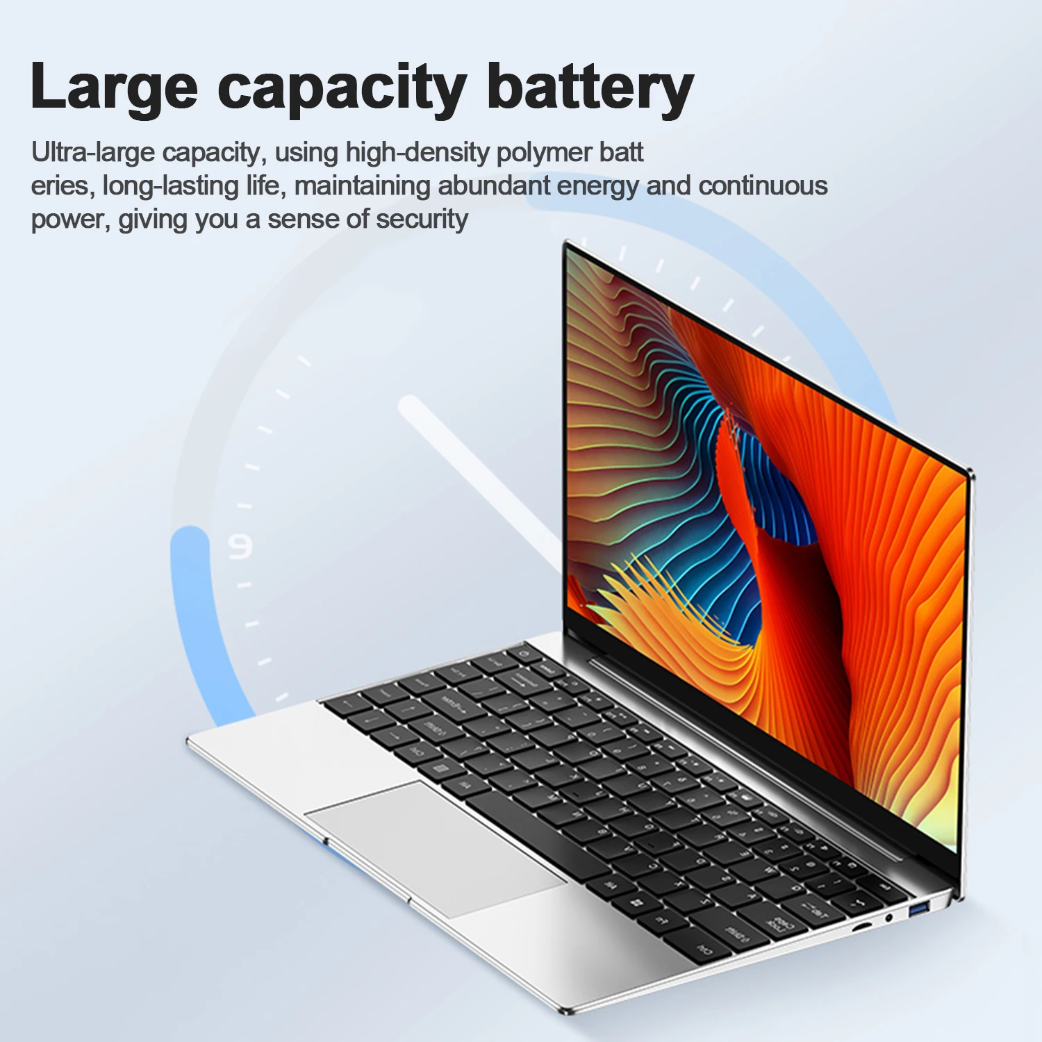 Nieuwe 14,1-inch slanke laptop Intel Celeron N3700 quad-core processor, 16 GB RAM + 2 TB opslag, 1920x1080 FHD-scherm en Windows 11