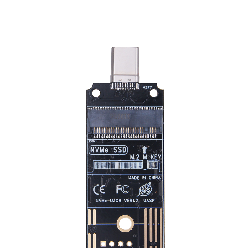 Adaptador M2 SSD NVMe carcasa M.2 a USB3.1 para NVME PCIE M Key 2230/2242/2260/2280 SSD NVME a USB TYPE-A/TYPE-C convertidor