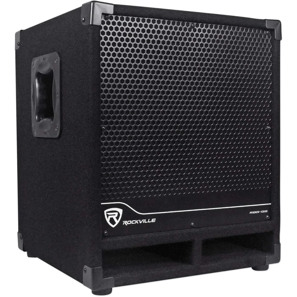 RBG12S Bass Gig 1400W Active PA Subwoofer 12-Inch, 8-Ohm, Deep Bass, Portable Design, Adjustable Crossover, for DJs and Live Ev