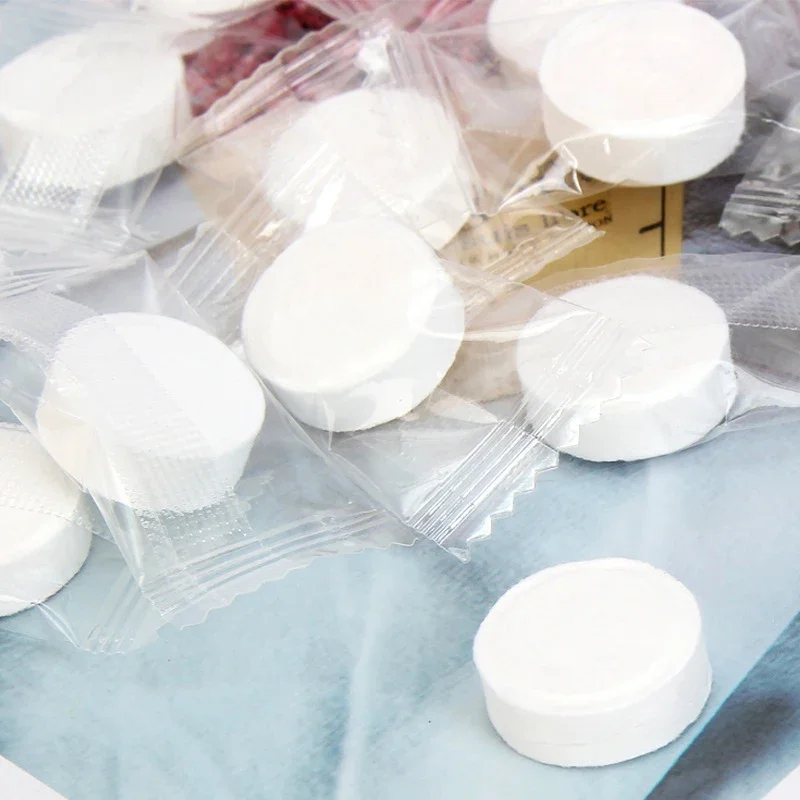 30 pçs portátil toalha comprimida descartável limpeza facial macio comprimido mão limpar toalha não-tecido toalhetes de maquiagem
