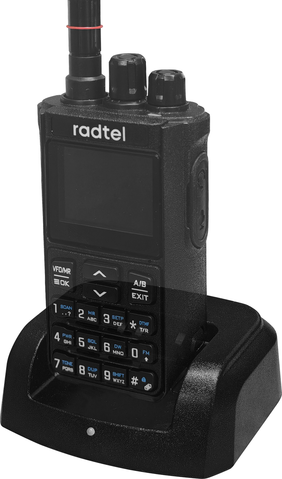 Desktop-Akkuladegerät (mit USB-C-Anschluss) für Radtel RT-900 RT-910 RT-910B Funkgerät