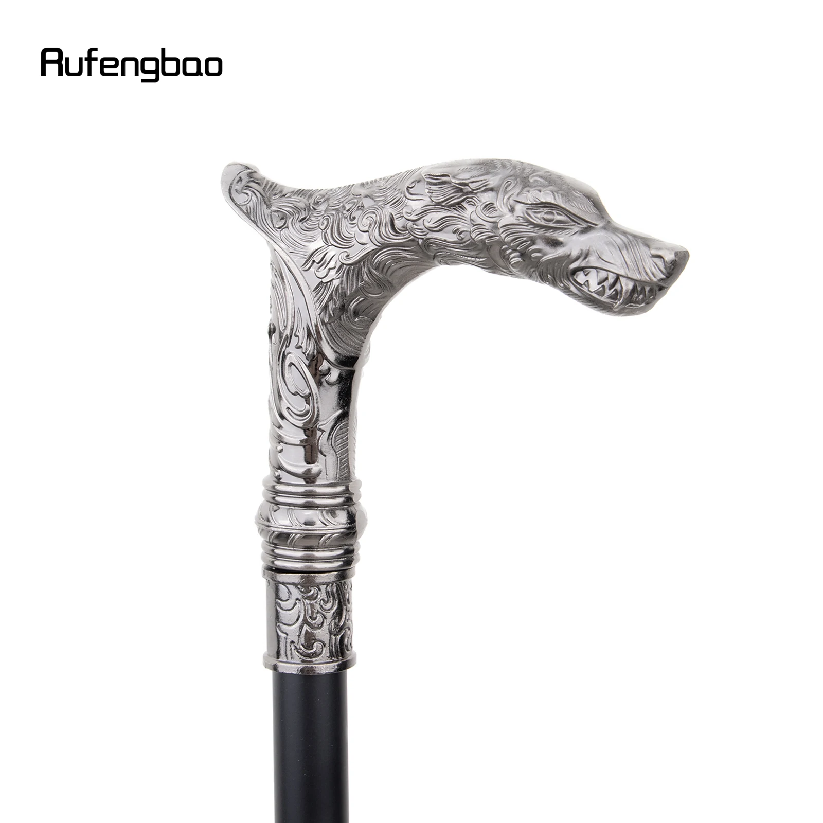 Big ฟันหมาป่าเดิน Stick ที่ซ่อนอยู่แผ่น Self Defense แฟชั่น Cane แผ่นฮาโลวีนคอสเพลย์ Crosier แวมไพร์ Stick 93ซม.