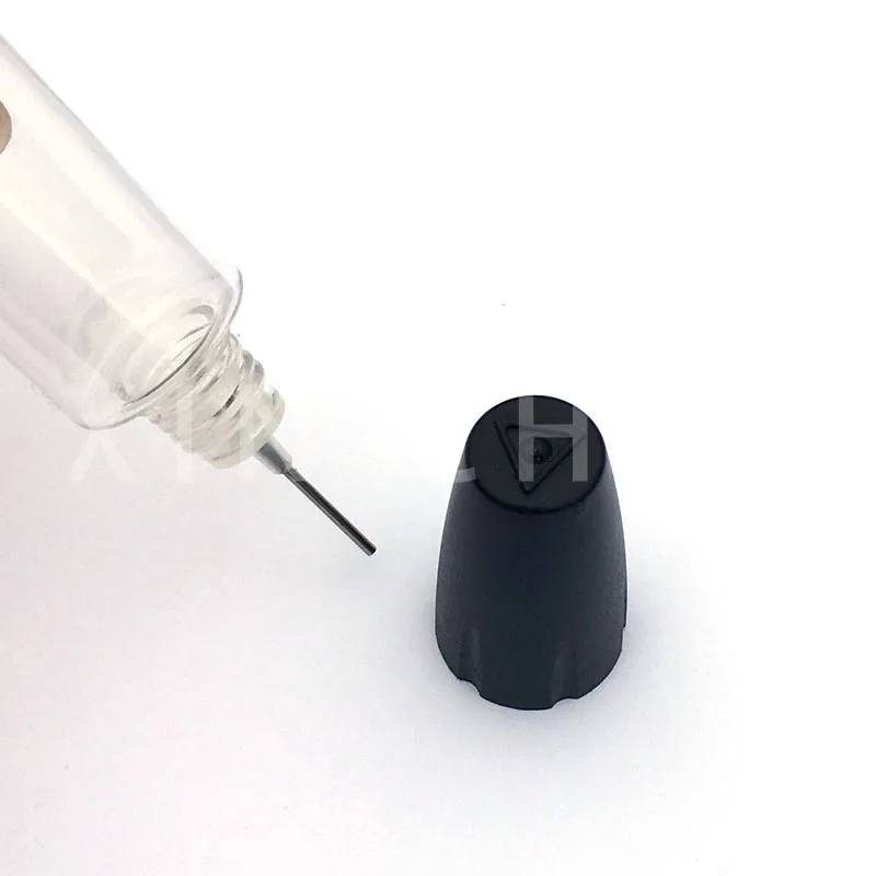 20 Buah Botol Tetes Jus Eliquid Botol PET Jernih Plastik Kosong Ujung Jarum Baja Panjang Wadah Isi Ulang Minyak Vape 10ML 15ML