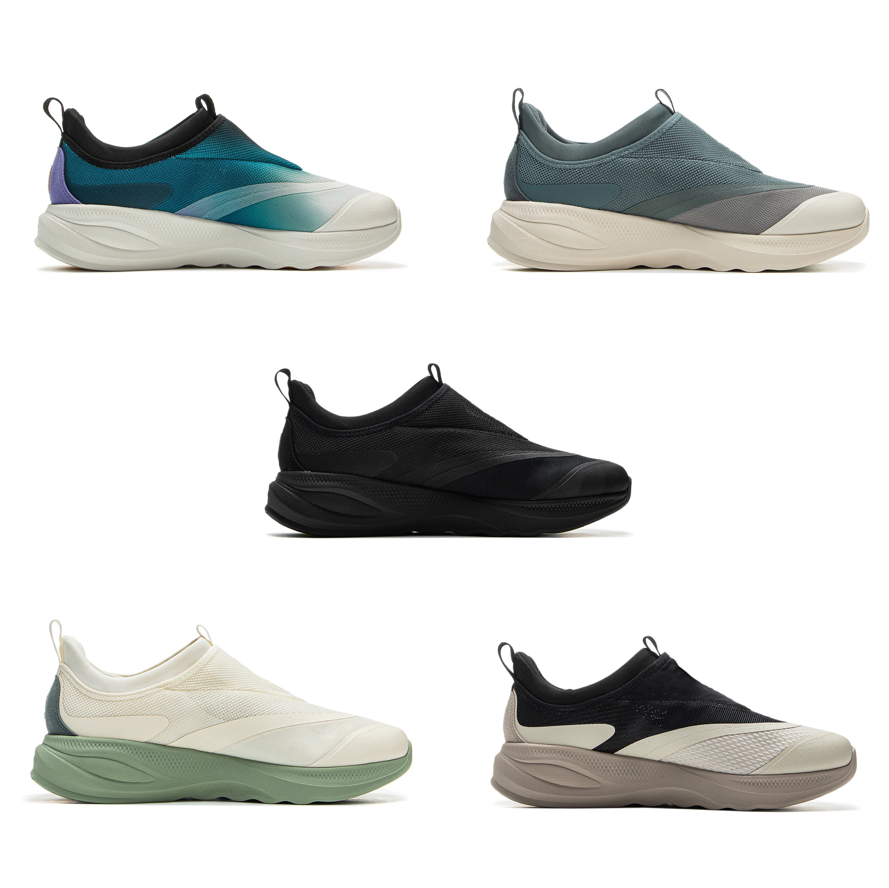 Li-Ning Männer SOFT GO 2 Wanderschuhe COMFOAM Slip-on Weiche Dicke Ferse Futter Bequeme Tragbare Sport Casual Schuhe AGLV005