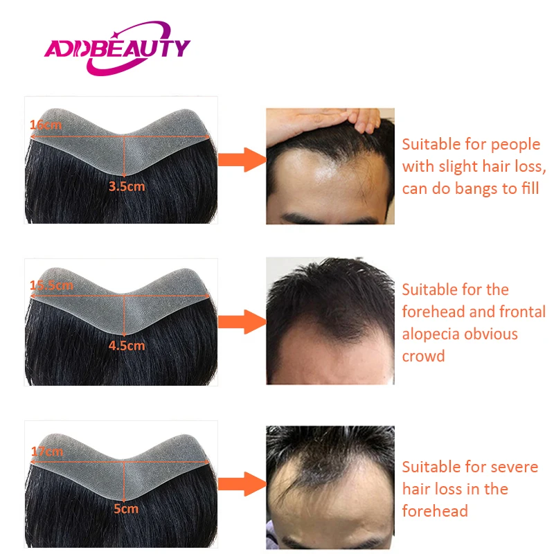 Vstyle ผู้ชาย Toupee ผมมนุษย์บางผิว PU วิกผมผมมนุษย์ที่มองไม่เห็น Vloop ผู้ชาย Capillary Prothesis ธรรมชาติสี