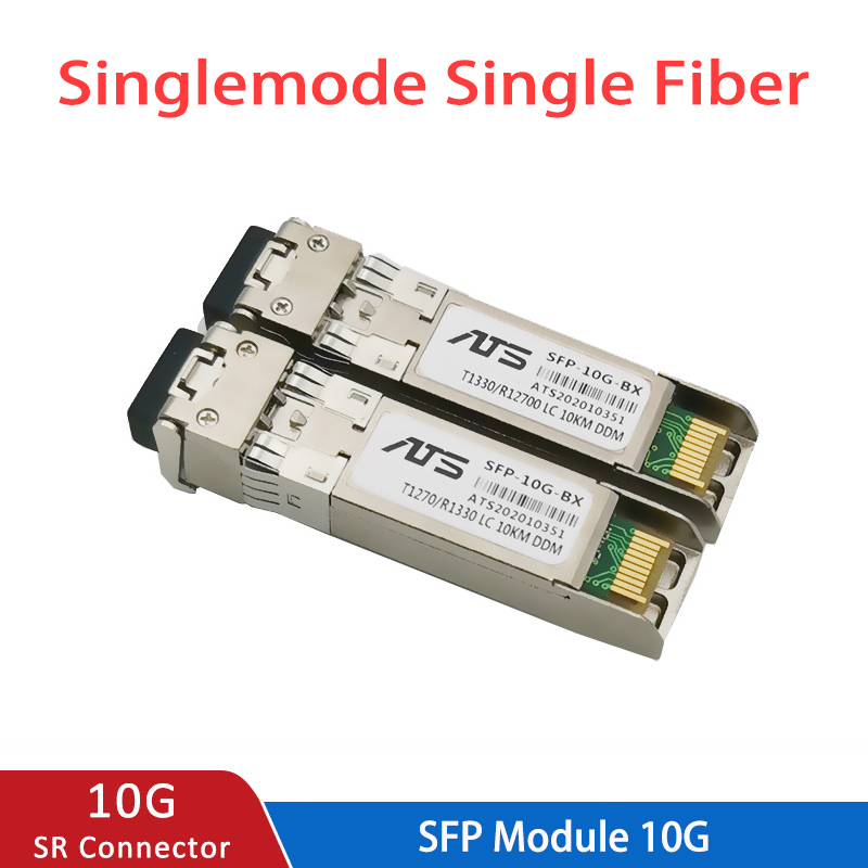 10G SFP-Modul BIDI 10GBASE Glasfaser-SFP-Transceiver-Modul SM LC Optikmodul Kompatibel mit mehreren Schaltern